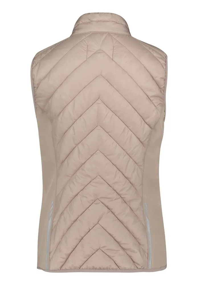 Betty Barclay Steppweste zweiwege Reißverschluss Polyesterfüllung beige, blau, schwarz S22 73412908