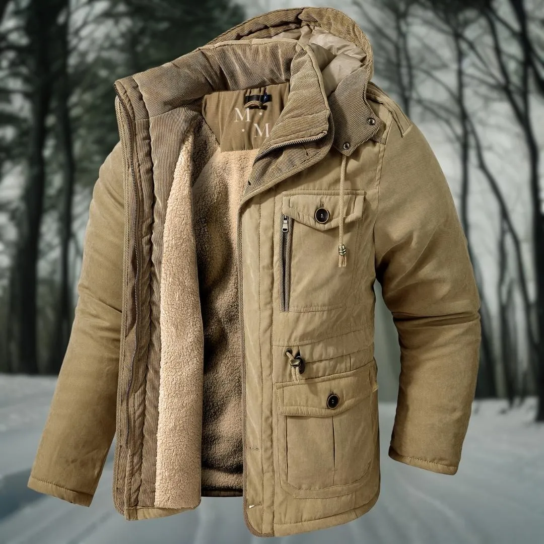 Chic Sherpa Kapuzenjacke - Luxuswärme für den Winter