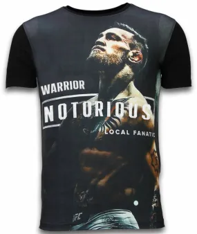 Conor Fighter - Digitales T-Shirt - Schwarz