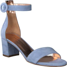 Damen-Sandalen aus Leder 185142980353 (Blau)