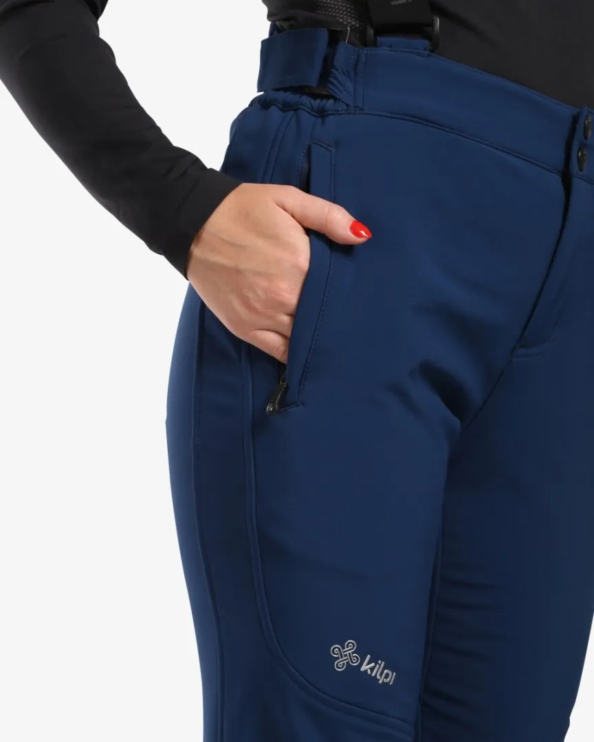 Damen-Softshell-Skihose Kilpi RHEA-W dunkelblau