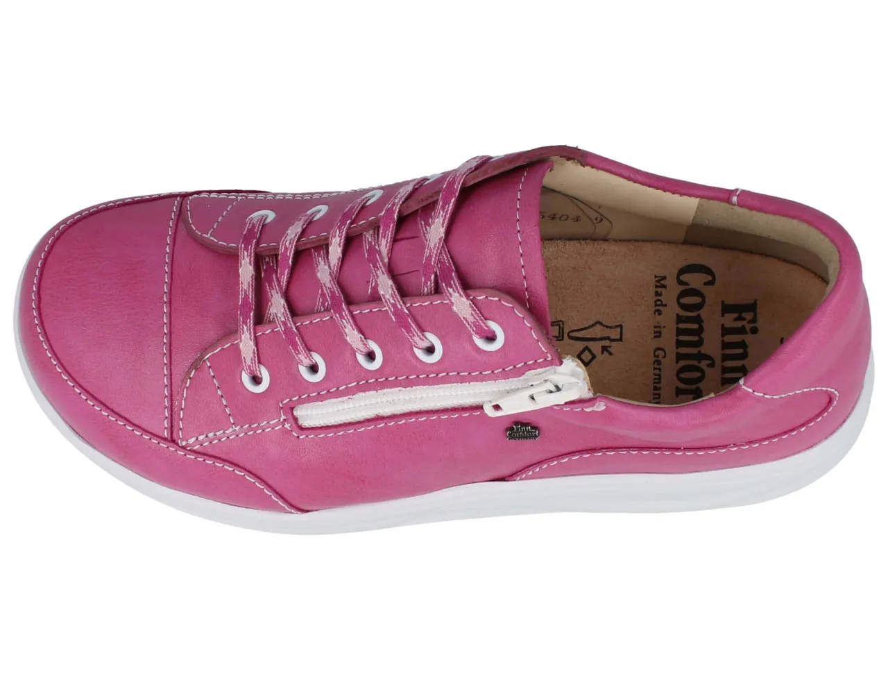 FINN COMFORT FINNAMIC Hachiouji Damen Schnürschuhe pink Glattleder