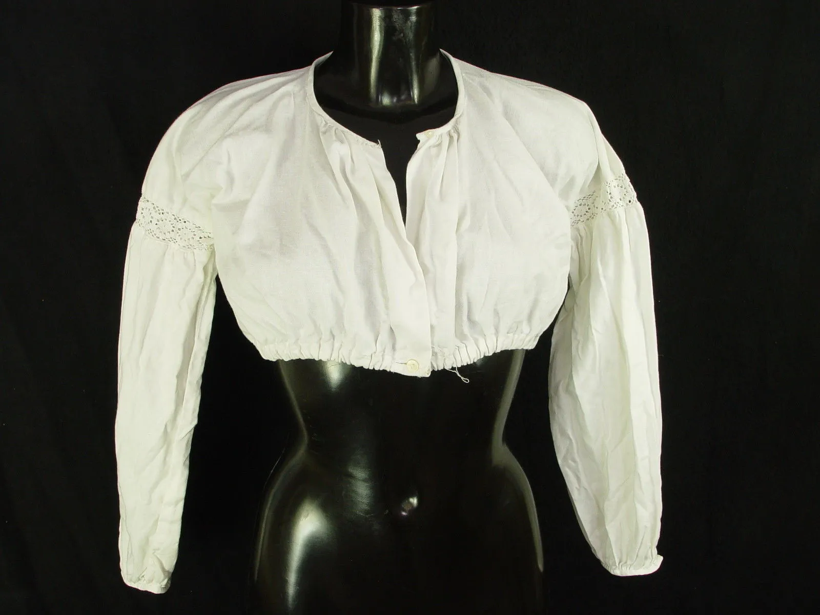 Gr.38 Dirndlbluse Bluse für Dirndl Trachtenbluse B1191