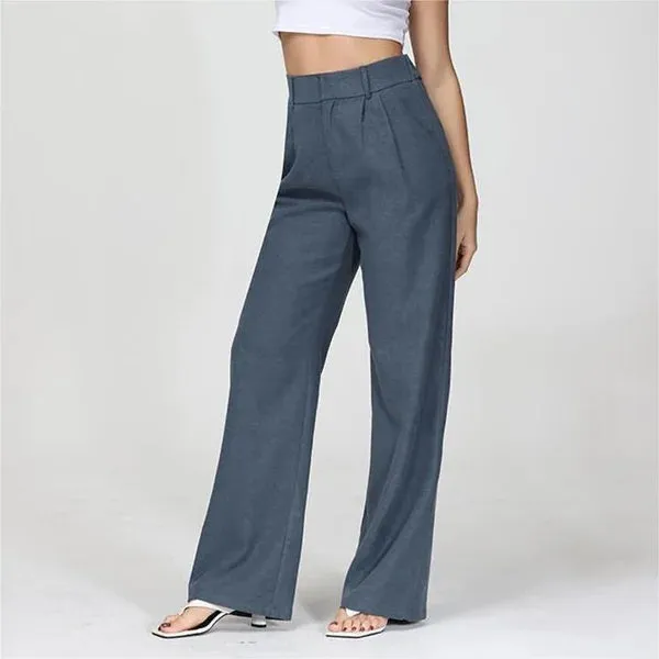 Heidi-Mode | Elegante Plissierte Weite Hose