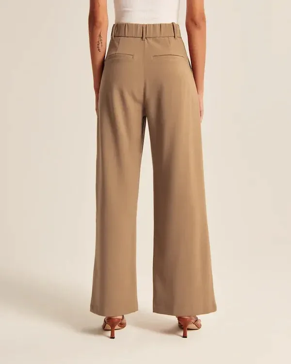 Heidi-Mode | Elegante Plissierte Weite Hose