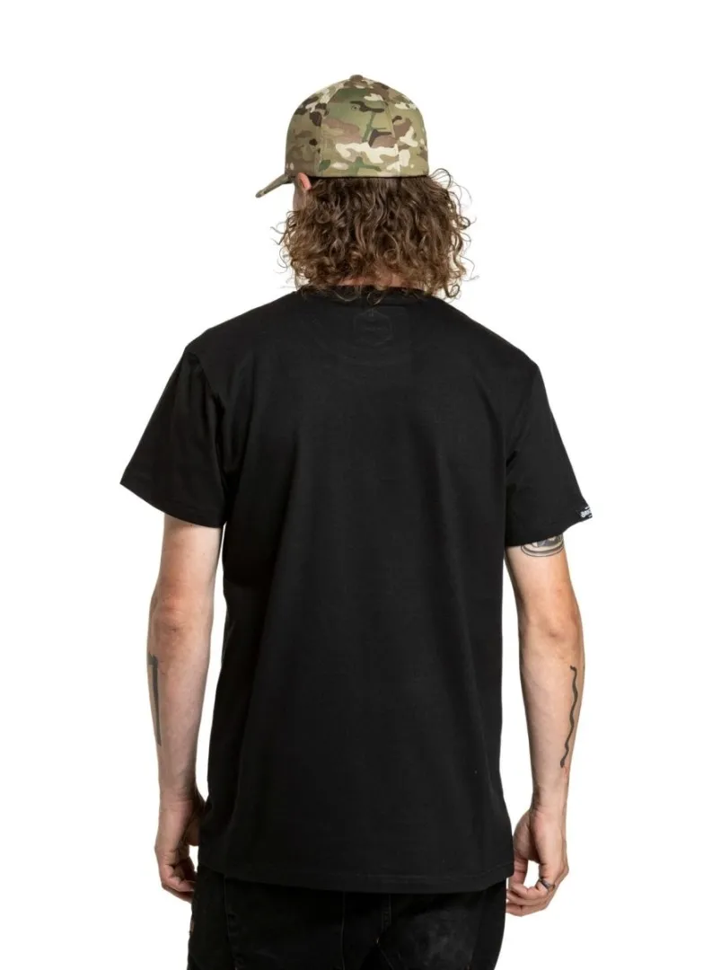 Herren T-Shirt Meatfly Revital, Braun/Schwarz L