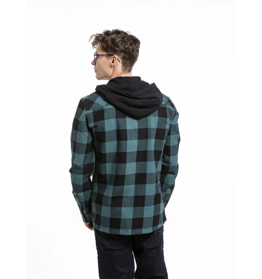 Herrenhemd Meatfly Mike Premium dunkelgrün XL