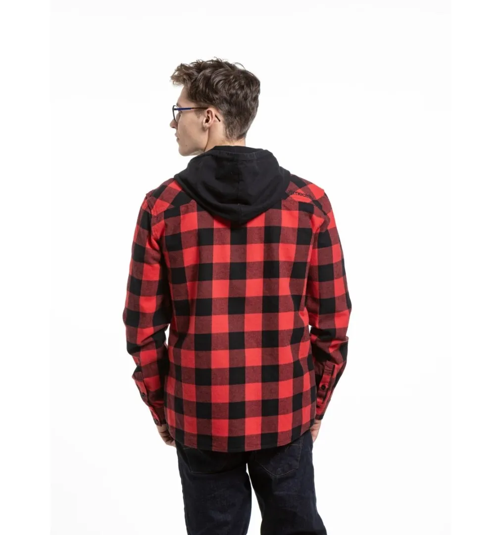 Herrenhemd Meatfly Mike Premium rot XL