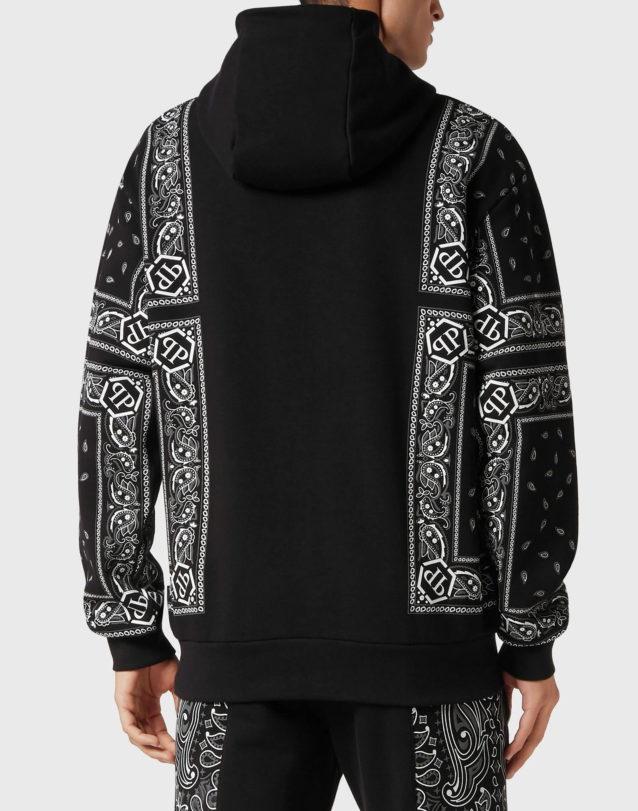 Hoodie sweatshirt Paisley Bandana