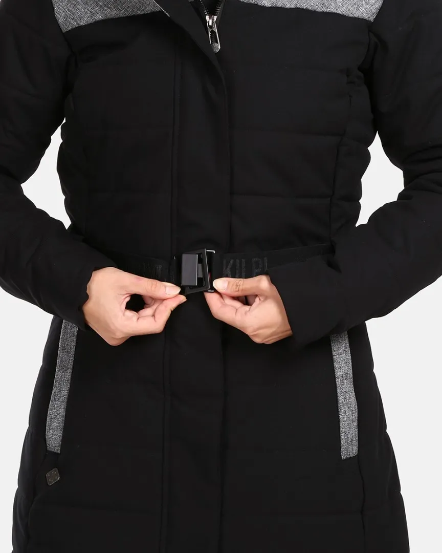 Isolierter Damen-Wintermantel Kilpi KETRINA-W schwarz 40