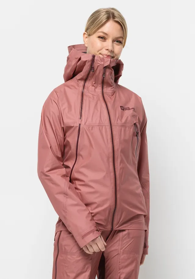 Jack Wolfskin Skijacke »ALPSPITZE AIR 3L JKT W«, mit Kapuze