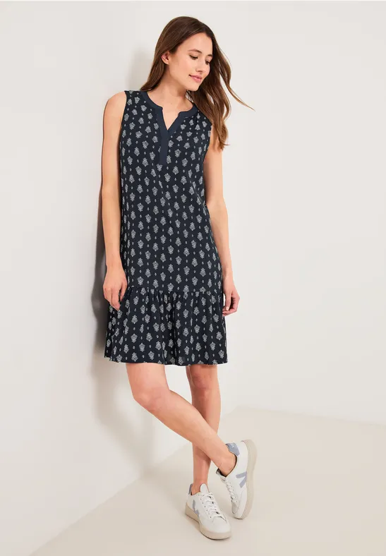 Kleid mit Minimalprint