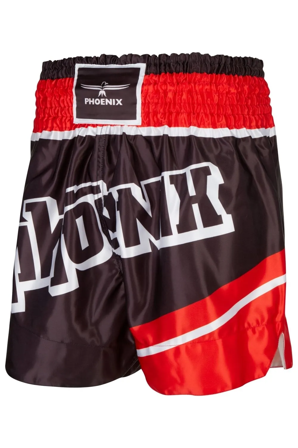 PHOENIX Thai Shorts, "FIGHTER" schw-rot