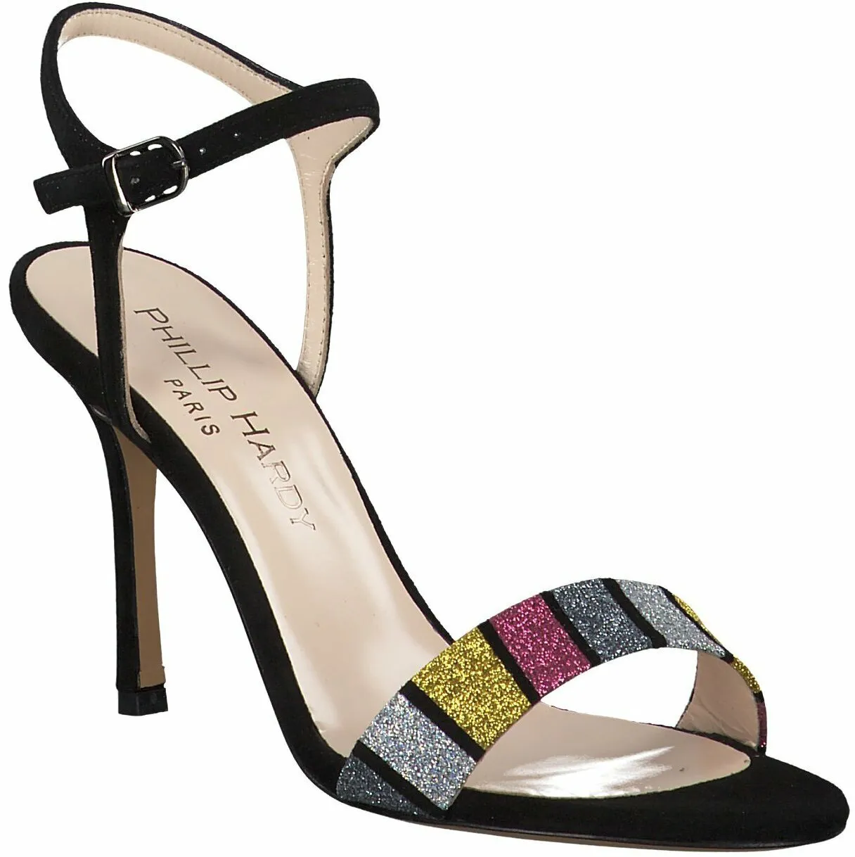 Sandalen für Damen 186082779647 (Schwarz/Bunt)