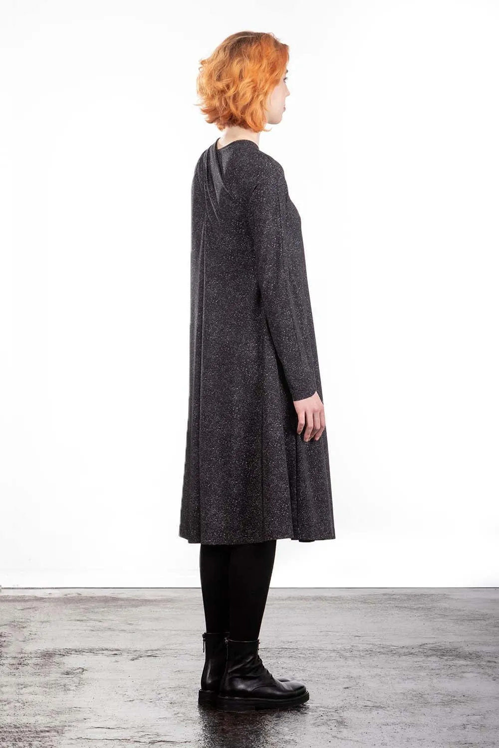 Schella Kann 2 Kleid A-Linie Alloverprint grau| LuxuryLoft