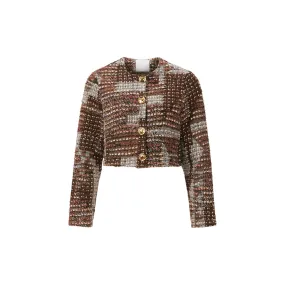 Short patchwork jacket