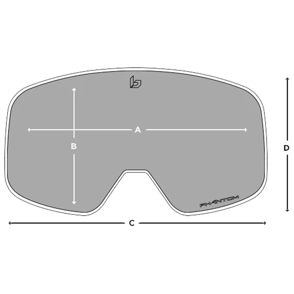 Skibrille Bollé ---Nevada Race Black Matte Volt Ruby