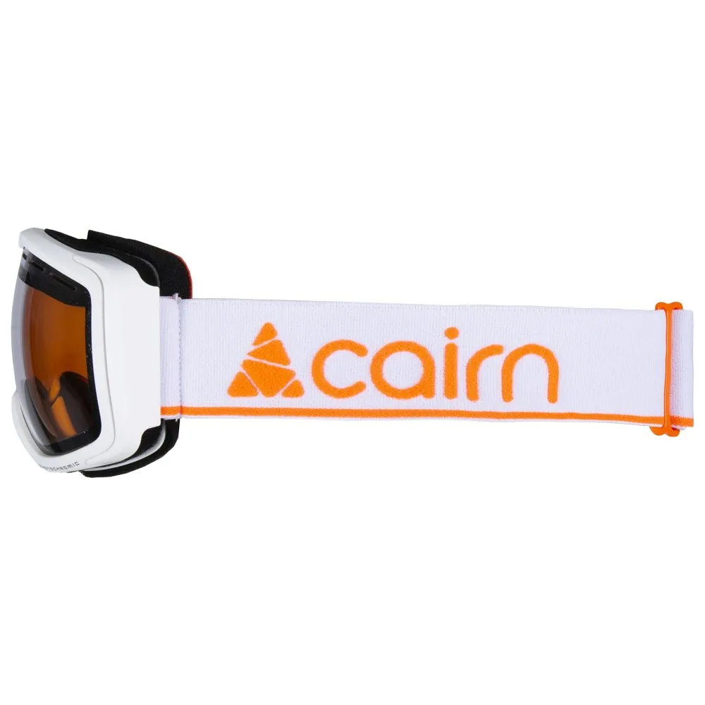 Skibrille Cairn ---Funk Otg Mat White Orange Photochromic