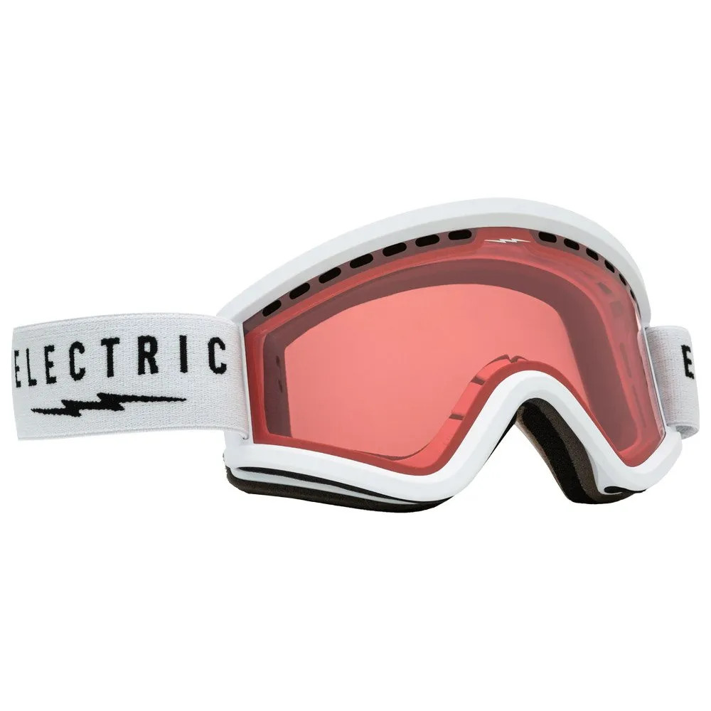 Skibrille Electric ---Egv Matte White Pink