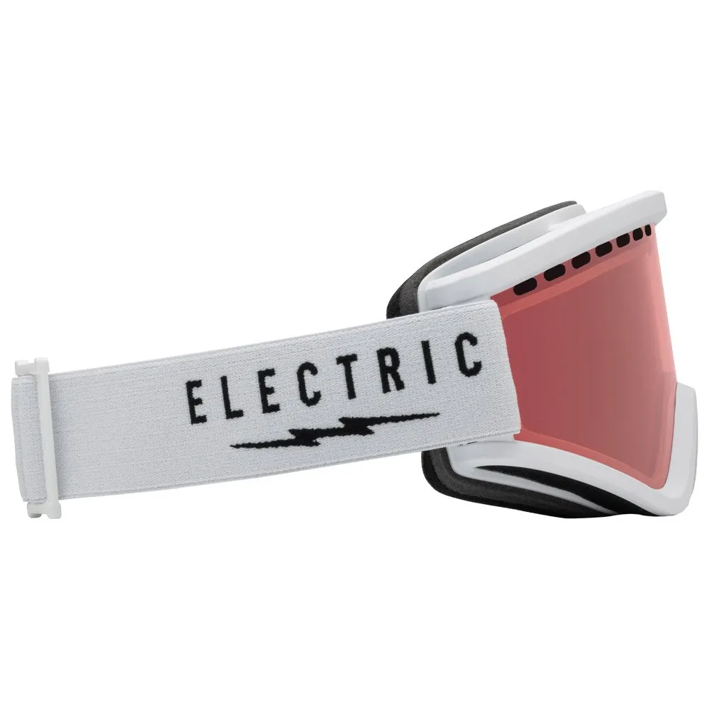 Skibrille Electric ---Egv Matte White Pink