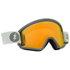 Skibrille Electric ---Hex Flood Grey Gold Chrome + Yellow