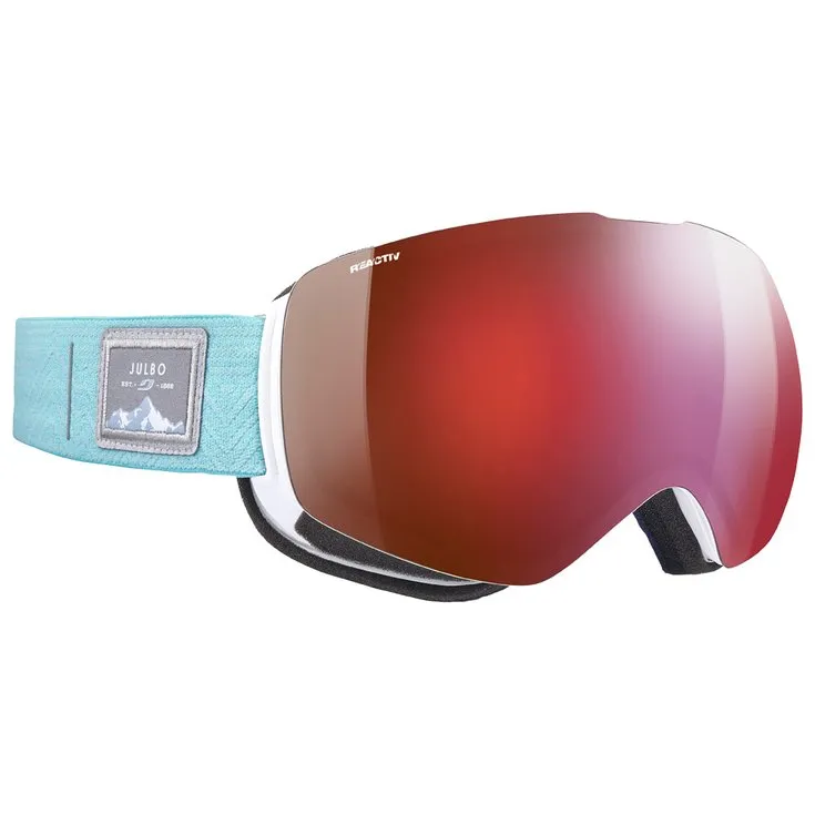 Skibrille Julbo ---Shadow Bleu Clair Blanc Reactiv High Contrast 0-4