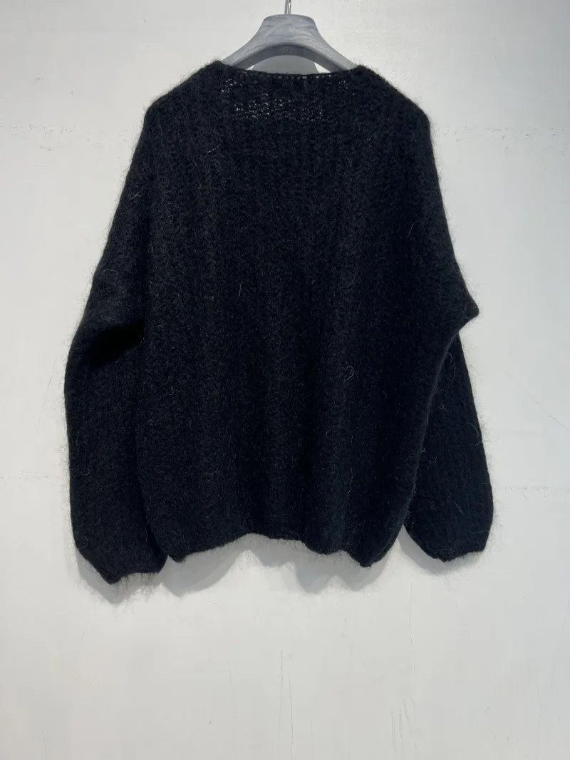 Strickjacke aus Kid-Mohair 40 %