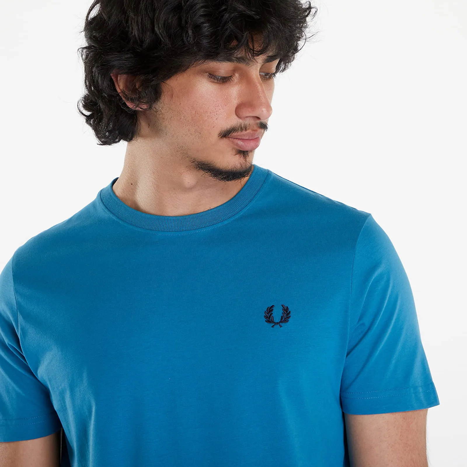 T-shirt Fred Perry Crew Neck T-Shirt Ocean/ Navy M1600 V35