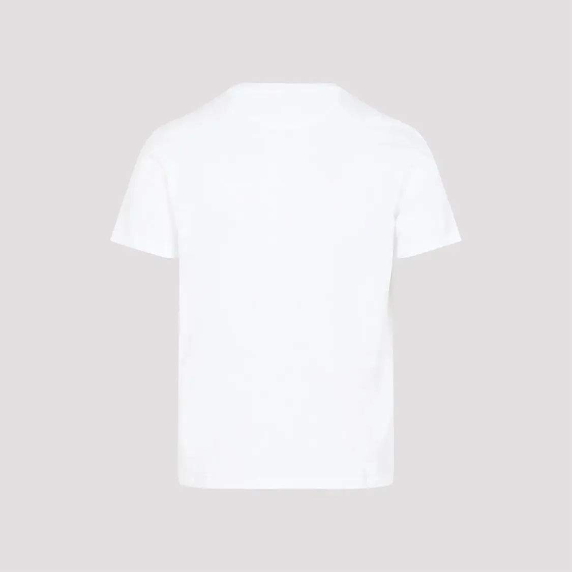   Valentino  White V Logo Cotton T-Shirt White  T-Shirts 