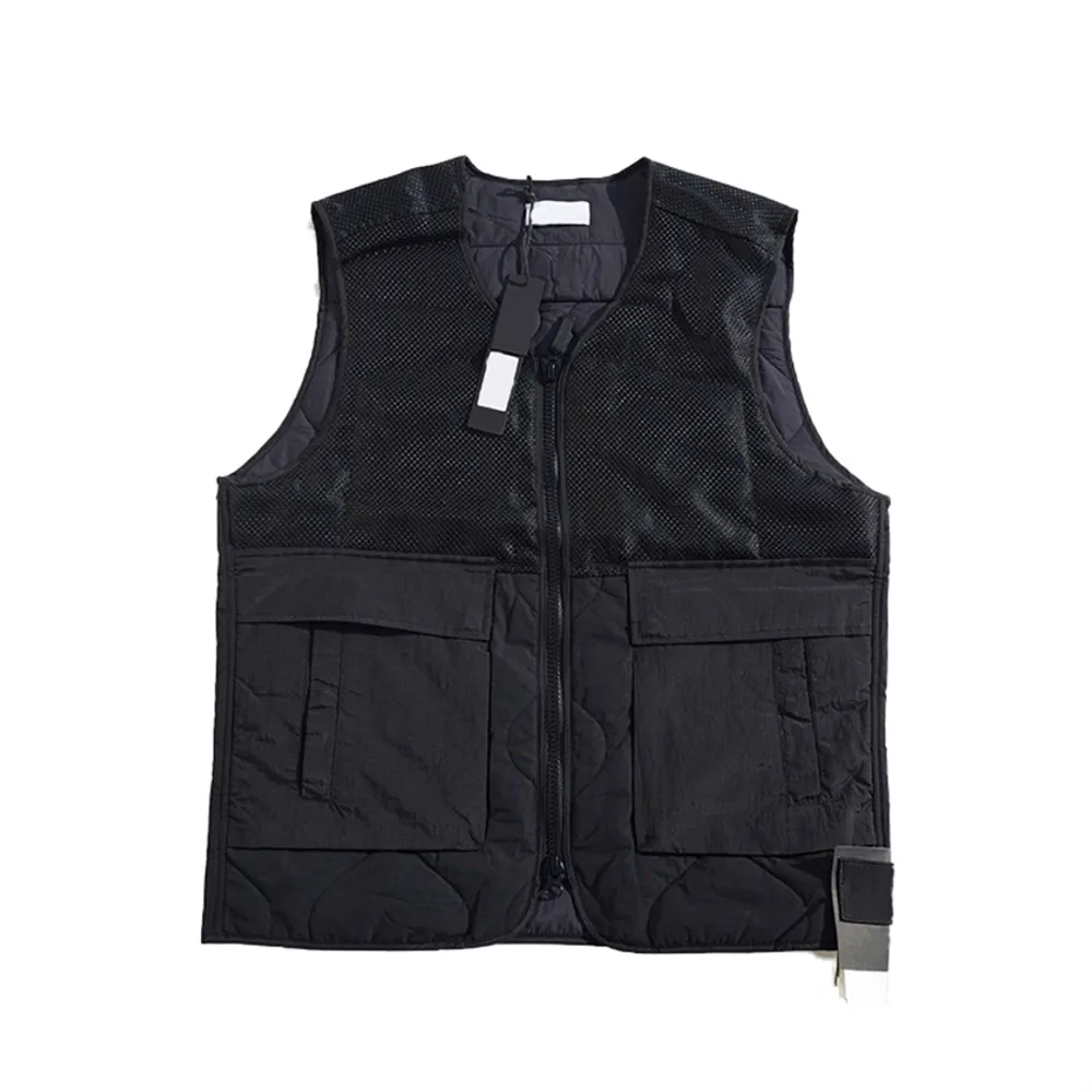 Westen Herren und Frauen ohne Hut ärmellose Jacke Baumwoll-Padd Herbst Winter Casual Coats Männliche Weste Bodywarmer Down Weste